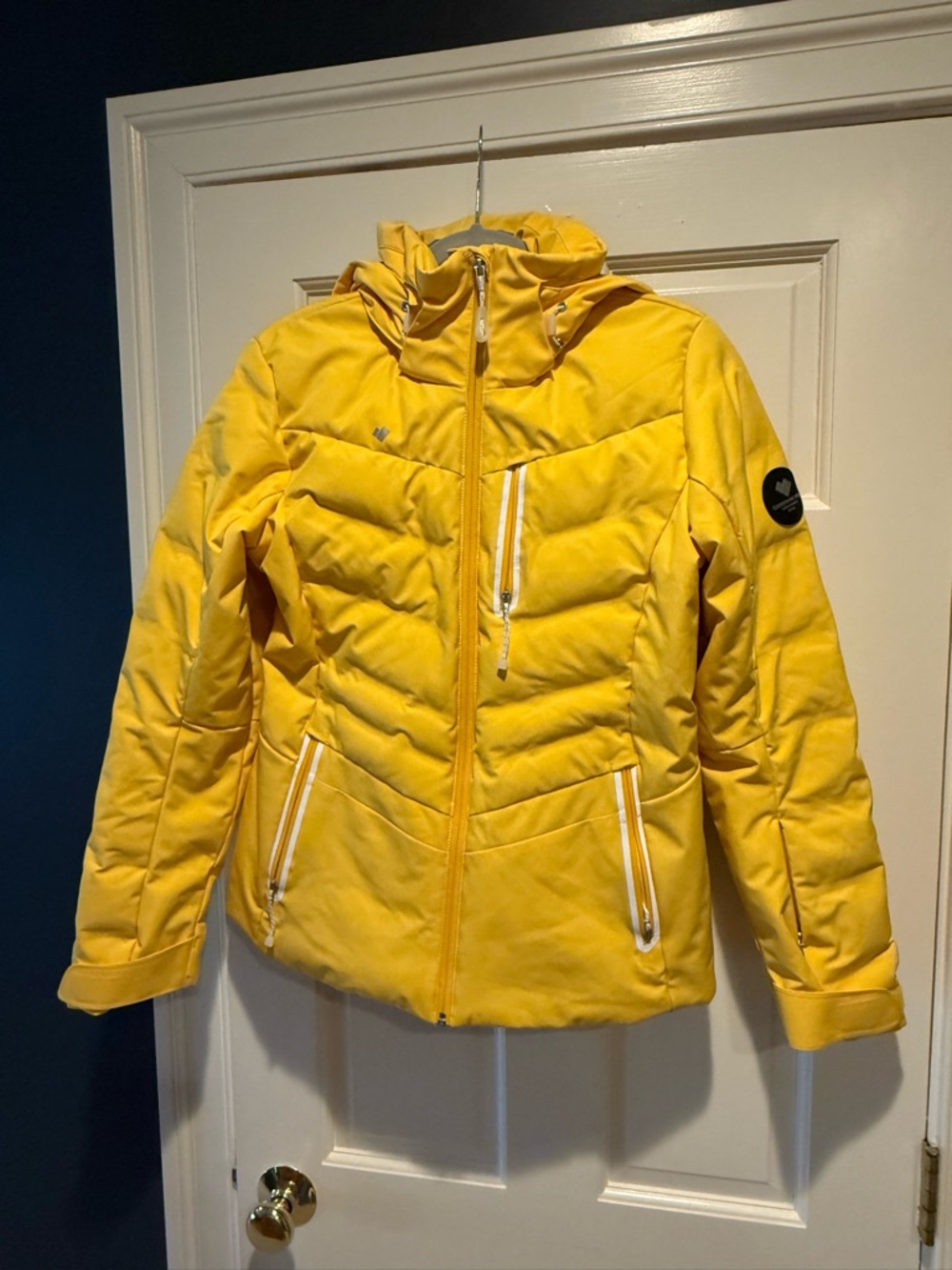 Obermeyer Women's Cosima Down Ski Jacket - Yellow, size 6 - Picture 2 of 11